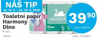 Harmony Toaletní papír Dino