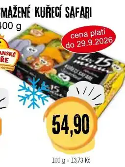 Konzum Mažené kuřecí safari nabídka