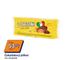 Action Tortina čokoládový piškot nabídka