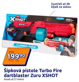 Action Zuru xshot šipková pistole turbo fire dartblaster nabídka