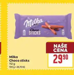 Billa Milka Choco sticks nabídka