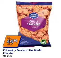 Action Snacks of the World čili krekry pikantní nabídka