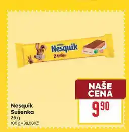 Billa Nesquik Sušenka nabídka