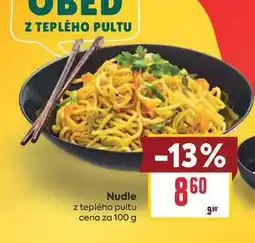 Billa Nudle z teplého pultu cena za nabídka
