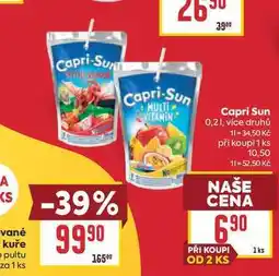 Billa Capri sun 0,2 nabídka