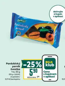 Billa Pardubický perník švestka 1 ks nabídka