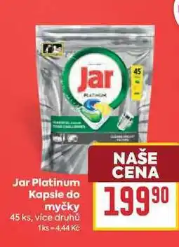 Billa Jar Platinum Kapsle do myčky 45 ks nabídka