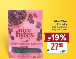 Billa Nice Bites Rozinky nabídka
