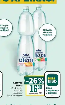 Billa Korunní Etera nabídka