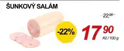 ZEMAN Šunkový salám nabídka