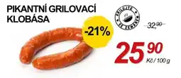 ZEMAN Pikantní grirovací klobása nabídka