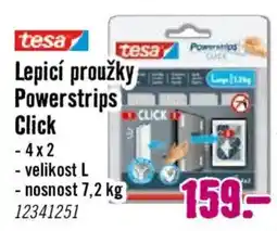 Hornbach tesa lepicí proužky powerstrips click nabídka