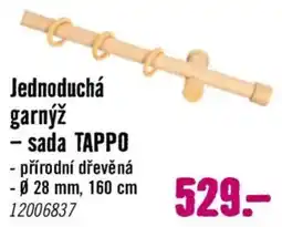 Hornbach TAPPO jednoduchá garnýž nabídka