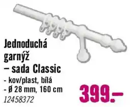 Hornbach Classic jednoduchá garnýž nabídka