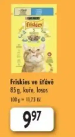 Qanto Friskies ve šťávě nabídka