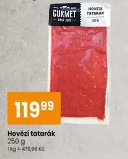TEMPO Gourmet hovězí tatarák nabídka