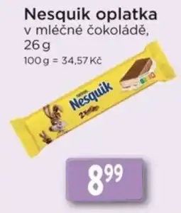 Qanto Nesquik oplatka v mléčné čokoládě nabídka