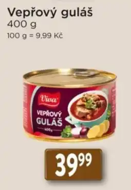 Qanto Viva vepřový guláš nabídka