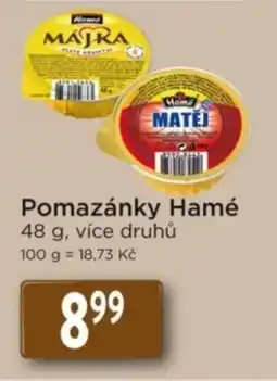 Qanto Pomazánky Hamé nabídka