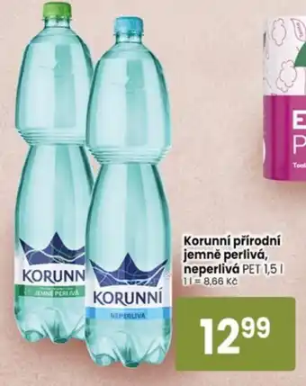 Korunní jemně perlivá neperlivá
