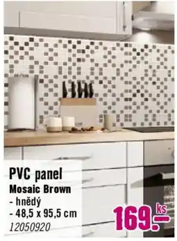 Hornbach Pvc panel mosaic brown nabídka