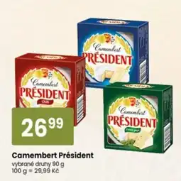 TEMPO Camembert Président nabídka