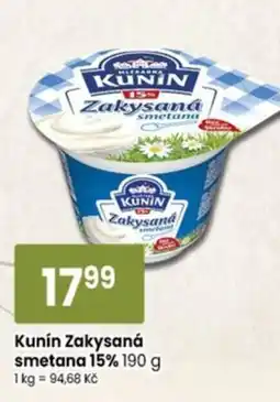 TEMPO Kunín Zakysaná smetana nabídka