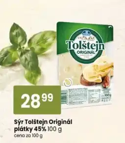 TEMPO Tolštejn sýr plátky 45% nabídka