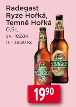 Qanto Radegast Ryze Hořká, Temně Hořká nabídka