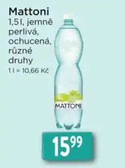 Qanto Mattoni jemně perlivá ochucená různé druhy nabídka