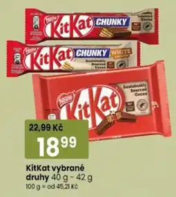 TEMPO KitKat vybrané druhy nabídka