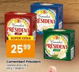 TEMPO Camembert Président nabídka