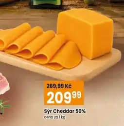 TEMPO Sýr Cheddar 50% nabídka