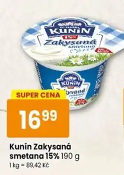 TEMPO Kunín Zakysaná smetana 15% nabídka