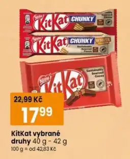 TEMPO KitKat vybrané druhy nabídka