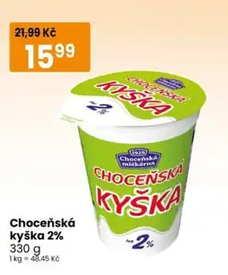 TEMPO Choceňská kyška 2% nabídka