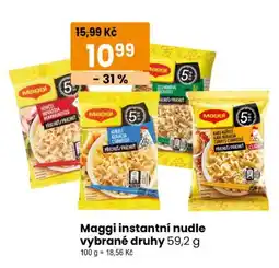 TEMPO Maggi instantní nudle nabídka