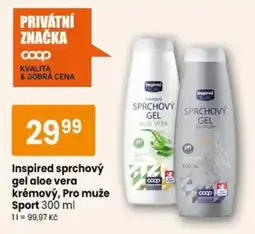 TEMPO Inspired sprchový gel aloe vera krémový, pro muže sport nabídka