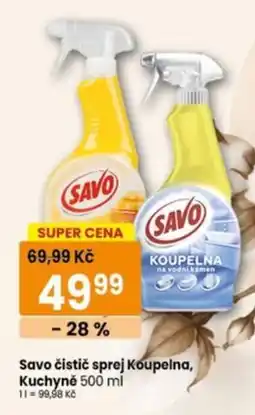 TEMPO Savo čistící sprej Koupelna nabídka
