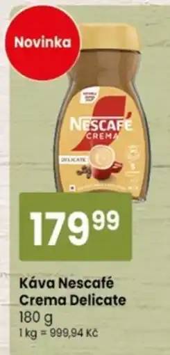 TEMPO Nescafe káva crema delicate nabídka