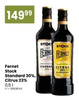 TEMPO Fernet Stock Standard 30%, Citrus 23% nabídka