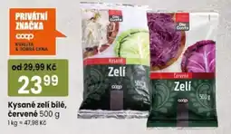 TEMPO coop kysané zelí bílé, červené nabídka