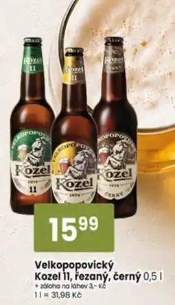 TEMPO Velkopopovický Kozel 11, řezaný, černý nabídka