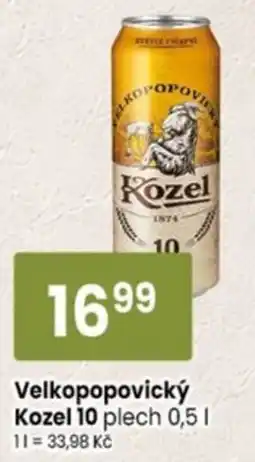 TEMPO Velkopopovický Kozel 10 nabídka