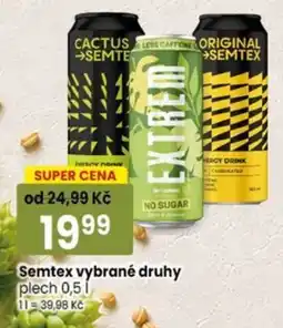 TEMPO Semtex vybrané druhy nabídka