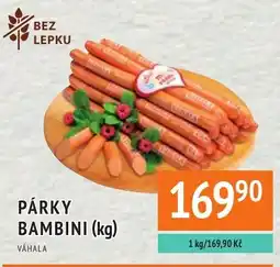 Coop hb Váhala párky bambini nabídka