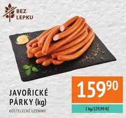 Coop hb Kostelecké uzeniny javořické párky nabídka