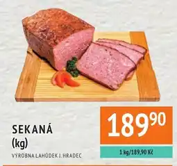 Coop hb Výrobna Lahůdek J. Hradec Sekaná nabídka