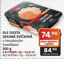 Coop hb Dle gusta sekaná svíčková s houskovým knedlíkem nabídka