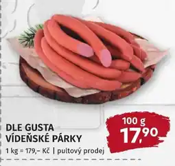 Coop hb Dle gusta vídeňské párky nabídka